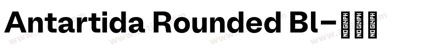 Antartida Rounded Bl字体转换